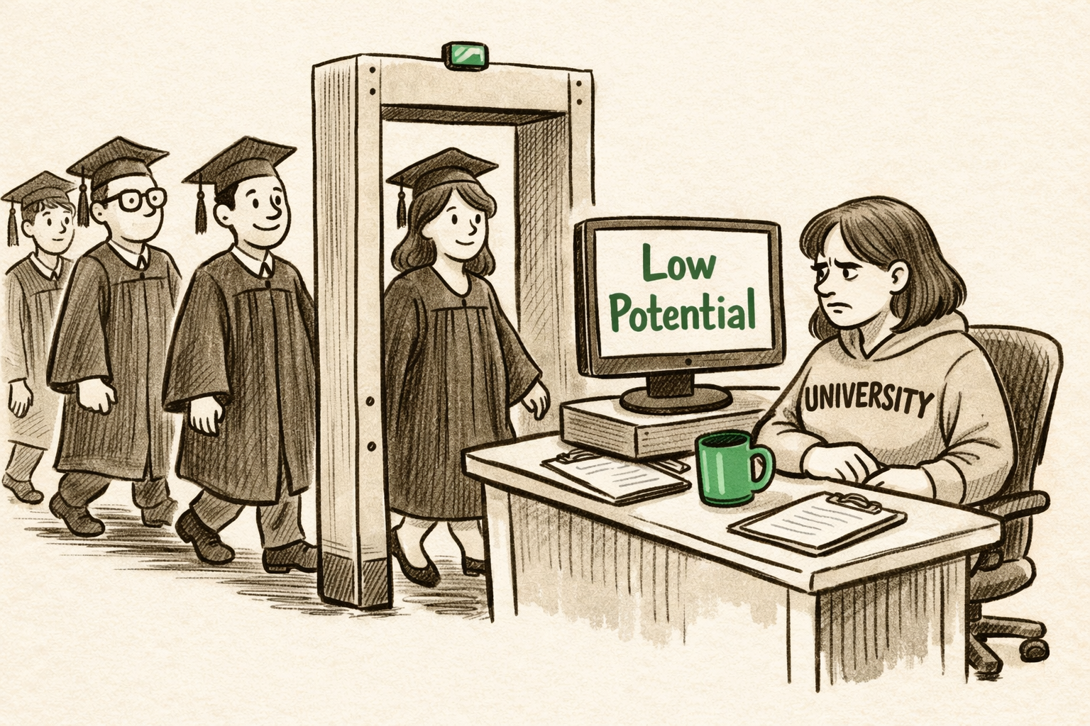 Universities are filters, not bakeries