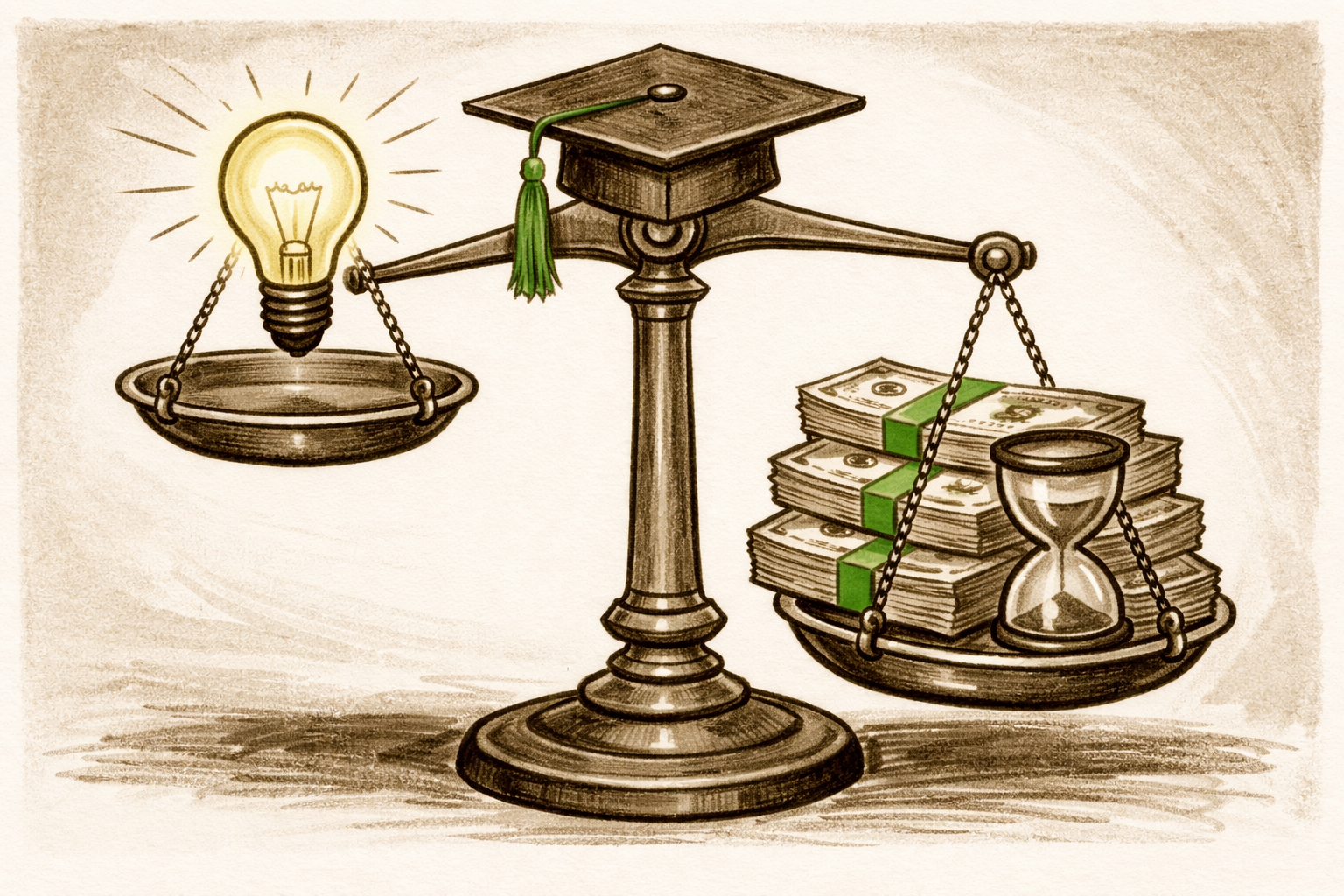 A single epiphany doesn't justify the cost of college
