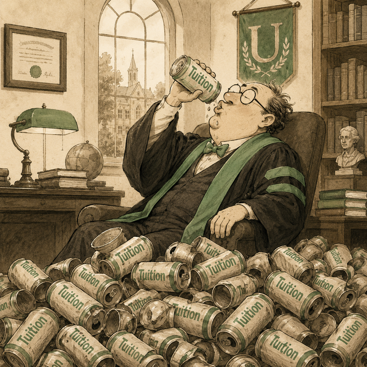 Universities are addicts