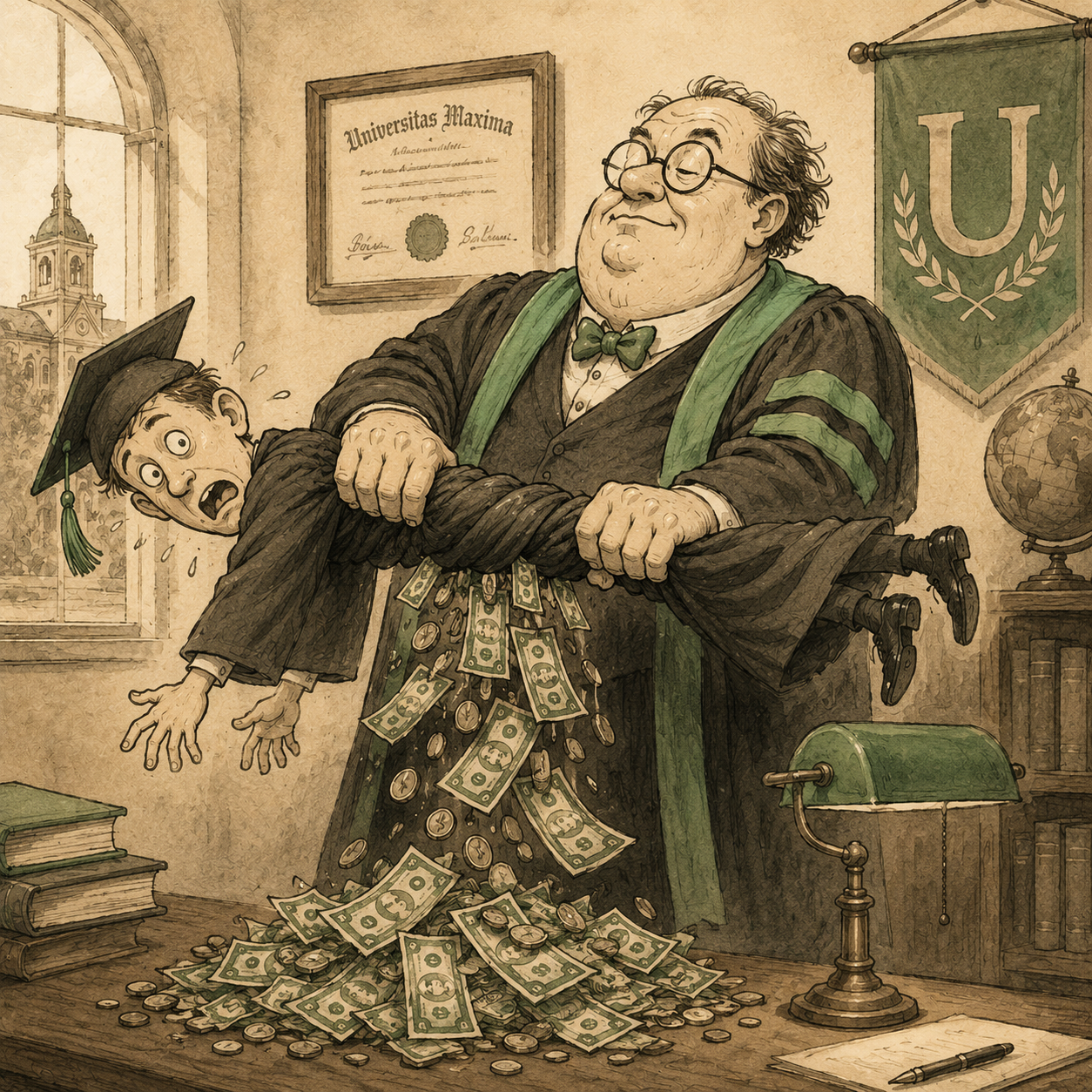 Universities don’t HAVE TO charge outrageous tuition