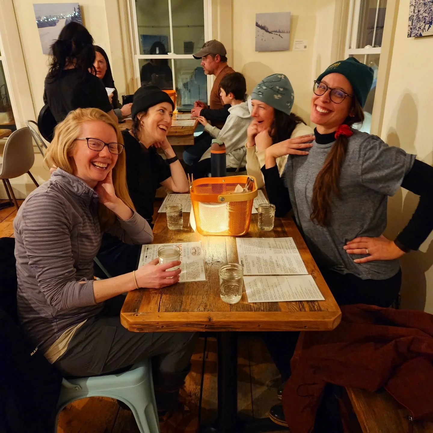 ❄️Another day another adventure around here! With lots of new snow and an ice bridge, adventuring has a wider range right from @rolling_fatties. Meet here at 5:30 Thursday for a casual xc ski! 

💃⭕️OOOR! If you are into hula hooping (or if you're ju