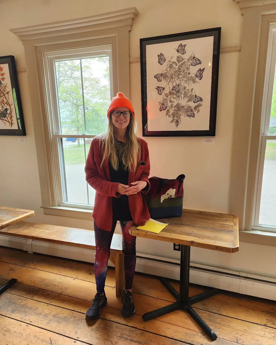 We are so excited to welcome you back to Fatties on Friday! We'll have live tunes from Scott Cole from 5-8 and we are thrilled to host this rad nature art by @kateburgau. Her art will be on display in our summer gallery through the end of July. It is