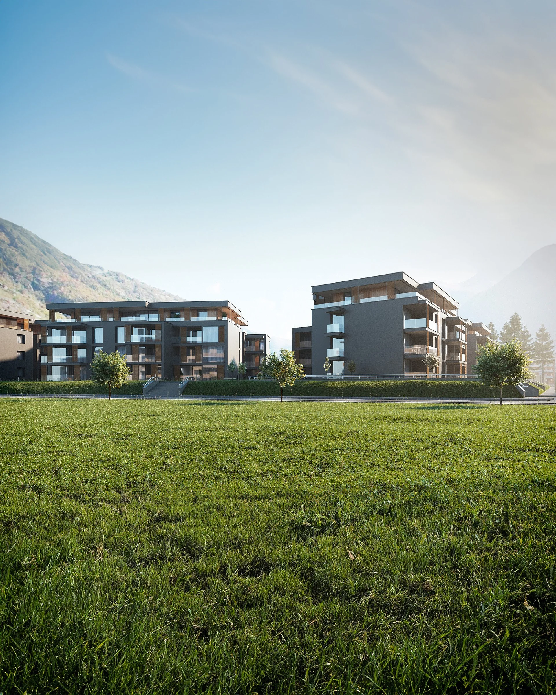 Architectural visualization project — Bobak School