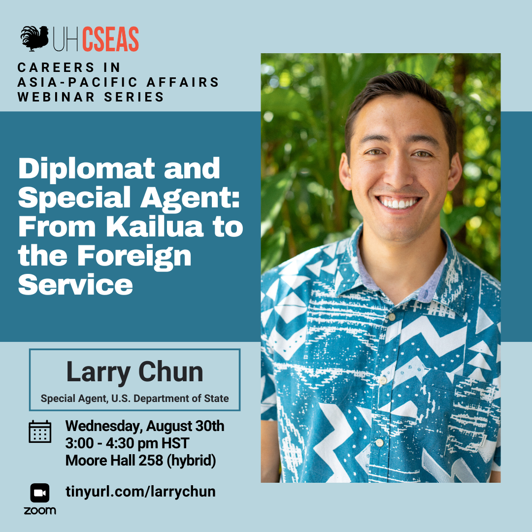 Diplomat and Special Agent. From Kailua to the Foreign Service