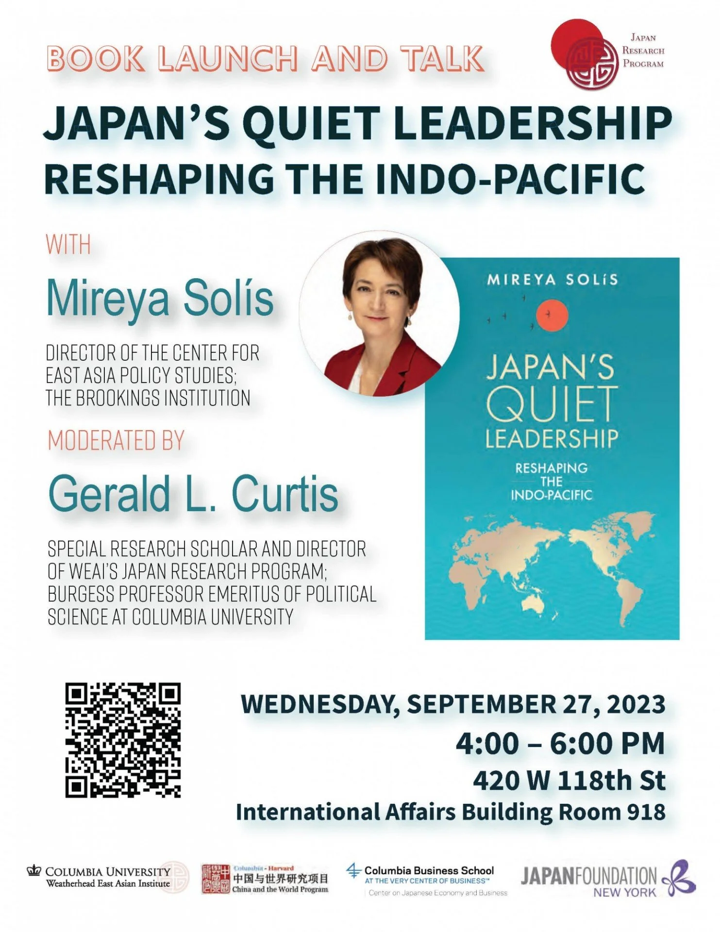 Book Launch &amp; Talk - Japan’s Quiet Leadership: Reshaping the Indo-Pacific