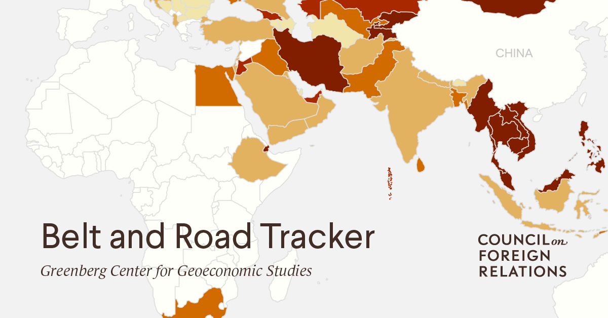 Council on Foreign Relations: Belt and Road Tracker