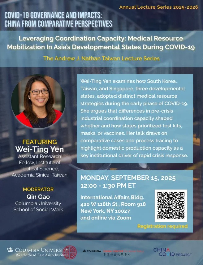 Leveraging Coordination Capacity: Medical Resource Mobilization in Asia’s Developmental States During COVID-19
