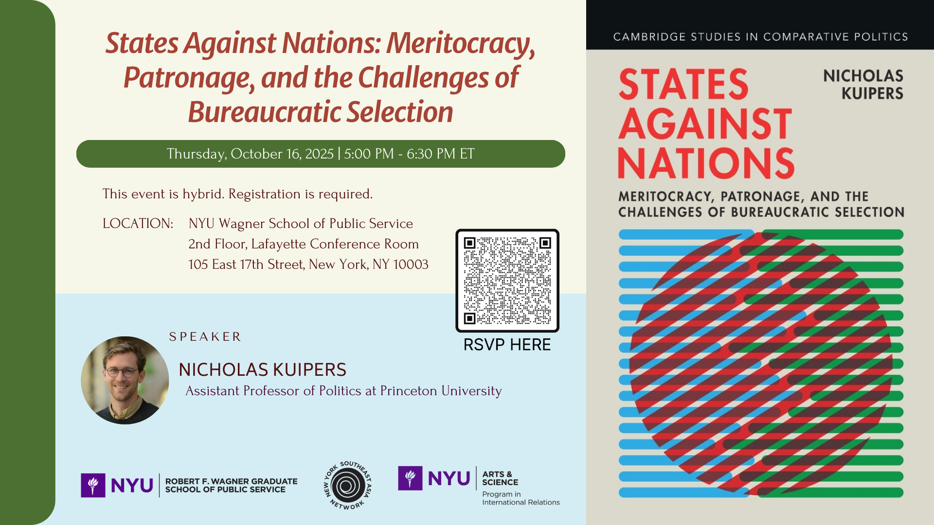 States against Nations: Meritocracy, Patronage, and the Challenges of Bureaucratic Selection