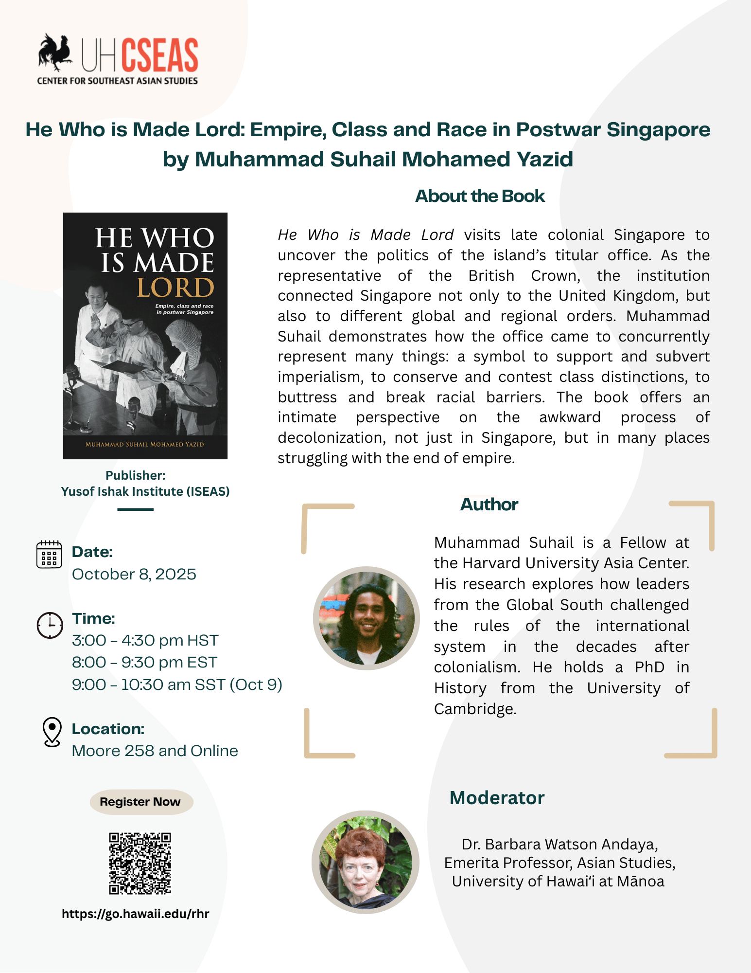 He Who is Made Lord: Empire, Class and Race in Postwar Singapore