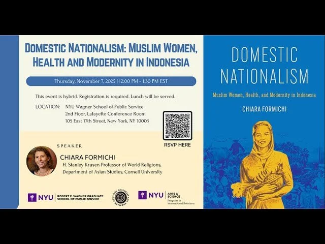 [Recording] Domestic Nationalism: Muslim Women, Health and Modernity in Indonesia