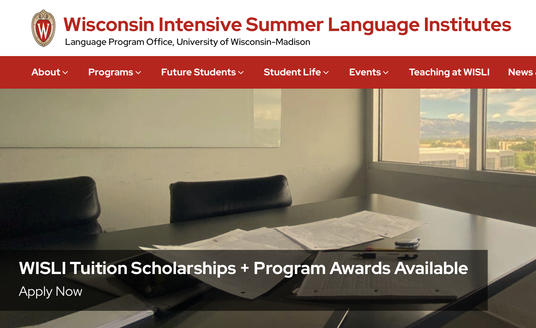 Wisconsin Intensive Summer Language Institutes Scholarship and Program Awards