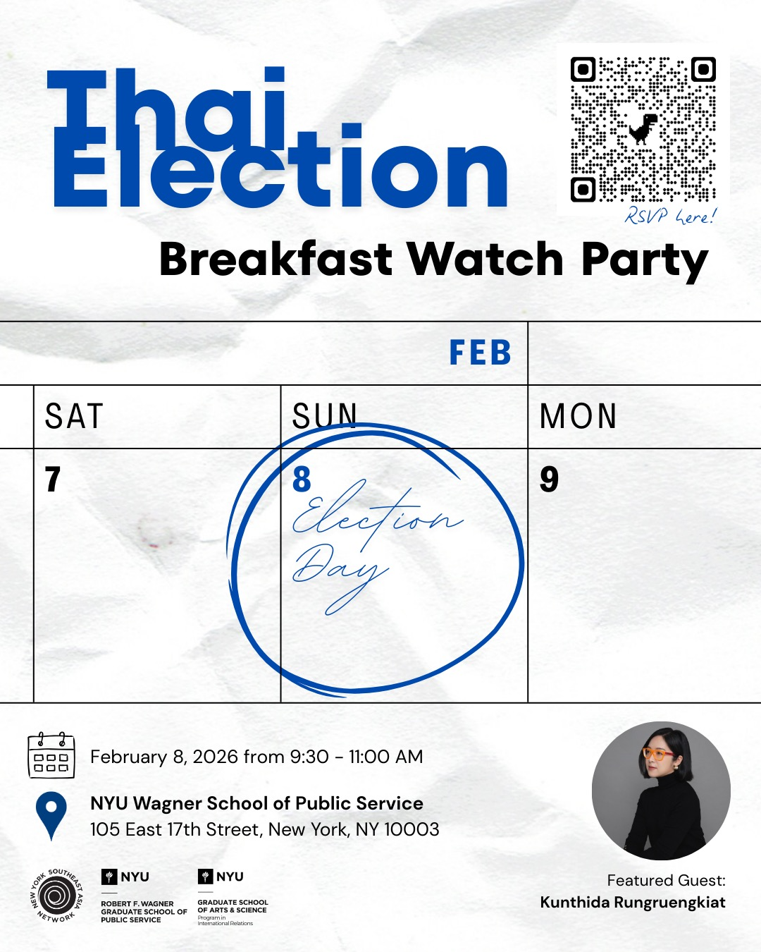 Thai General Election Breakfast Watch Party