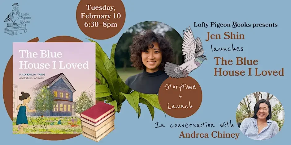 Jen Shin launches “The Blue House I Loved” with Andrea Chiney