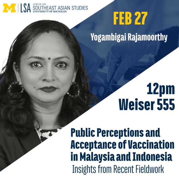 Public Perceptions and Acceptance of Vaccination in Malaysia and Indonesia: Insights from Recent Fieldwork
