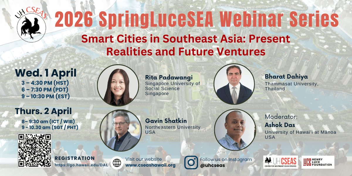 Smart Cities in Southeast Asia? Present Realities and Future Ventures