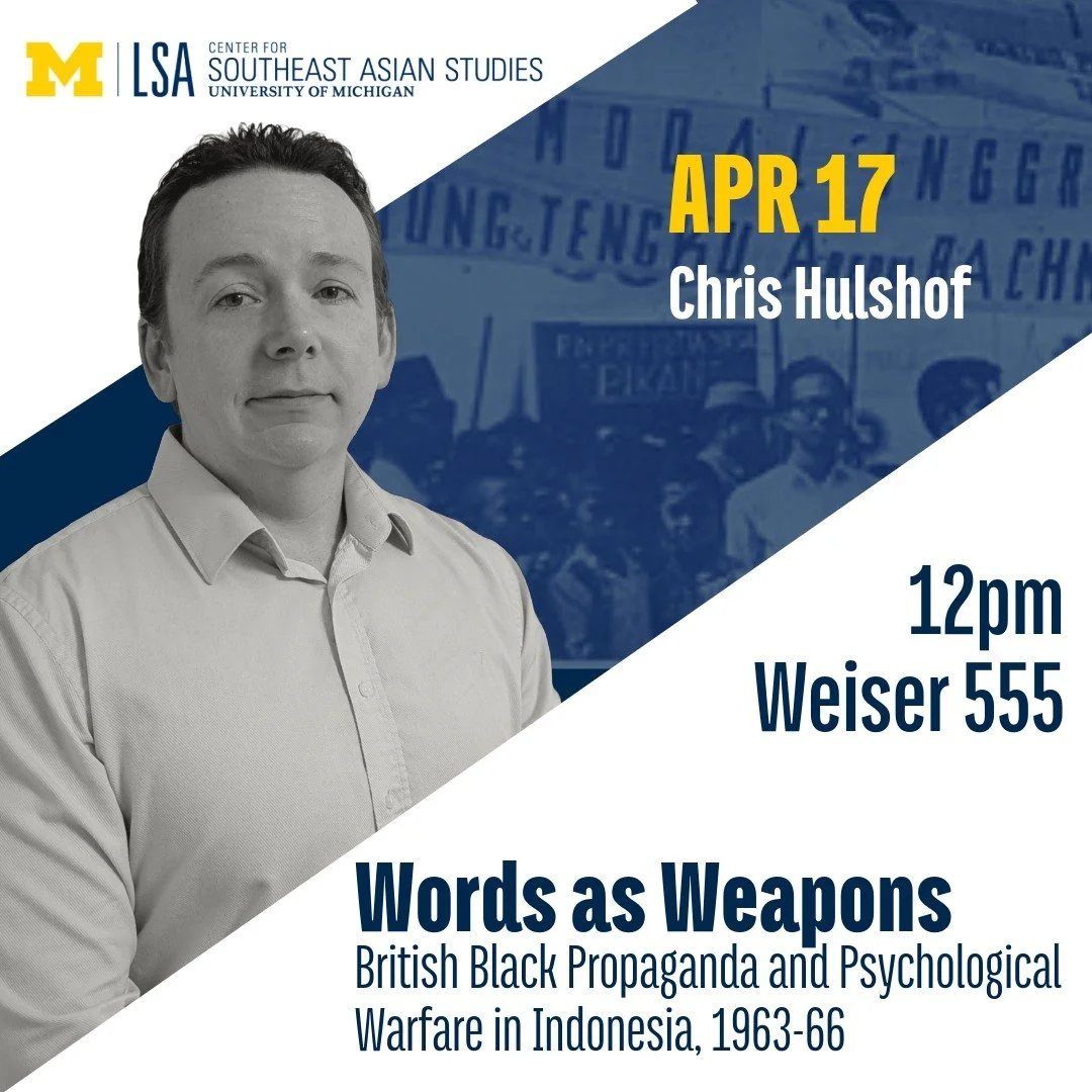Words as Weapons: British Black Propaganda and Psychological Warfare in Indonesia, 1963-66