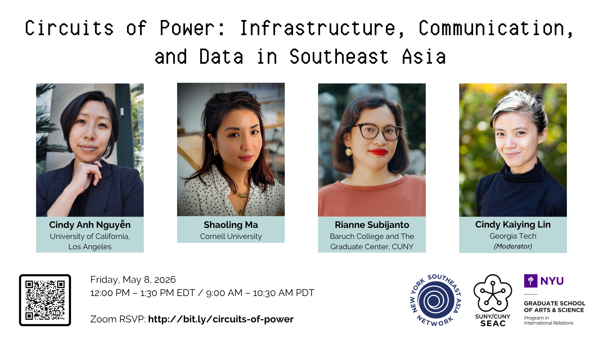 [Recording] Circuits of Power: Infrastructure, Communication, and Data in Southeast Asia