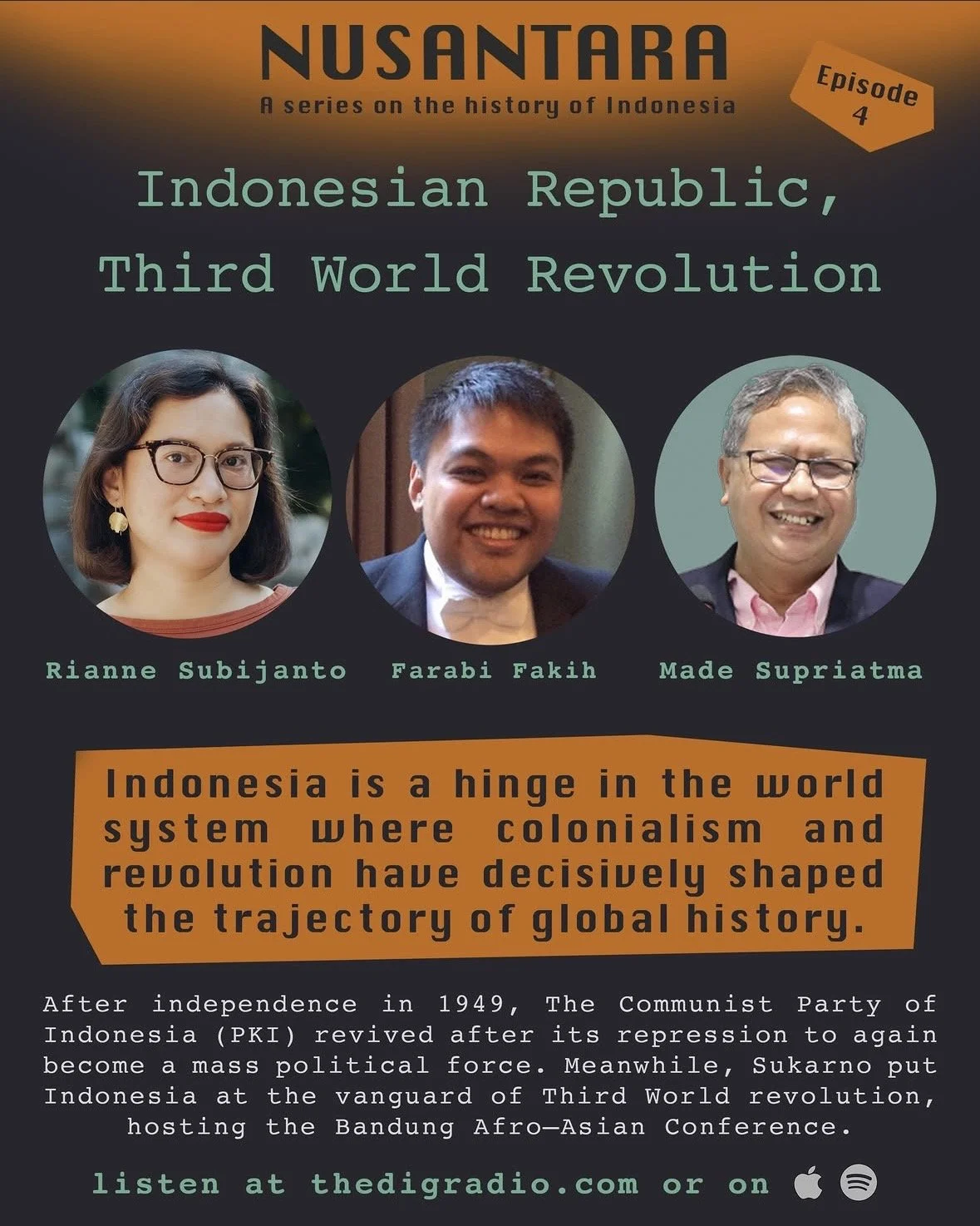 Nusantara: A Series on the History of Indonesia Episode 4 – Indonesian Republic, Third World Revolution
