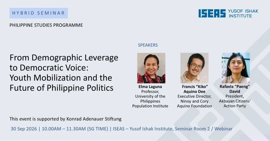 From Demographic Leverage to Democratic Voice: Youth Mobilization and the Future of Philippine Politics