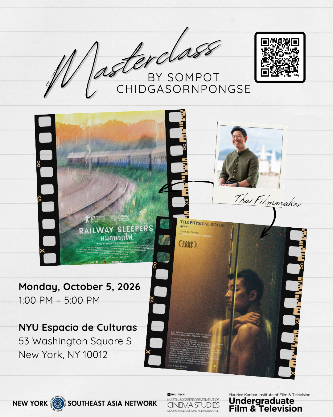 Filmmaking Masterclass with Sompot Chidgasornpongse