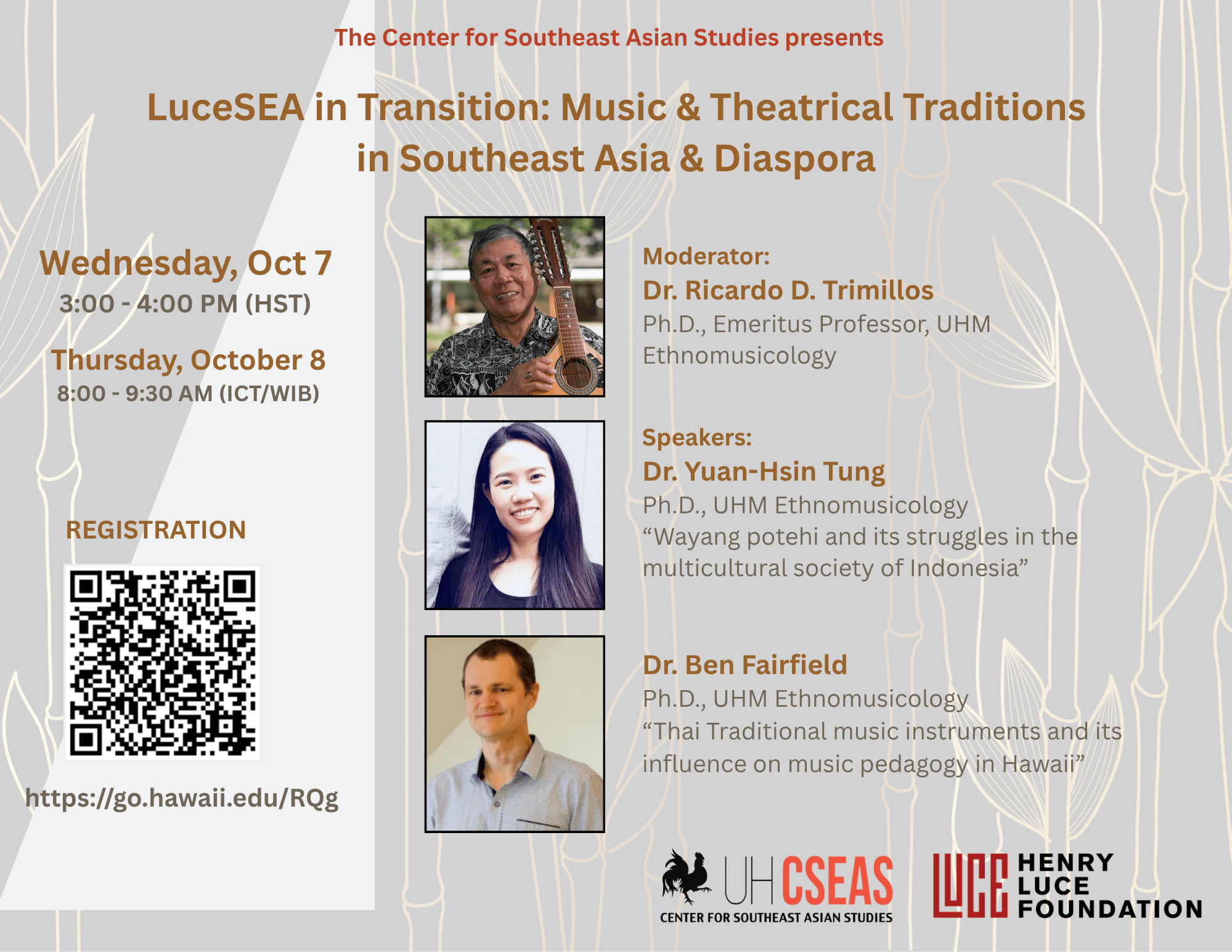 Music and Theatrical Traditions in Southeast Asia and its Diaspora