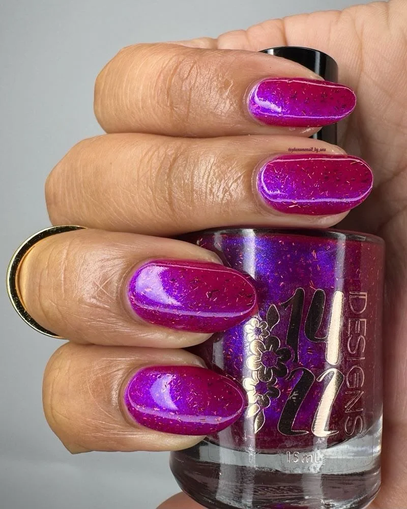 @polishpickup opens Friday, November 7!  This month&rsquo;s theme is &ldquo;mood Rings and Emotions&rdquo; and I was inspired by the awful childhood curse of blushing whenever I was the center of attention.  SO EMBARRASSING!!

&ldquo;You&rsquo;re Blu