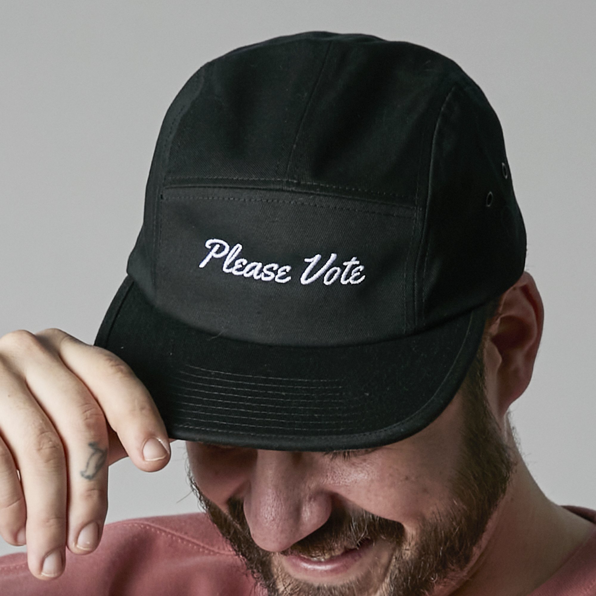 Script Five Panel Cap