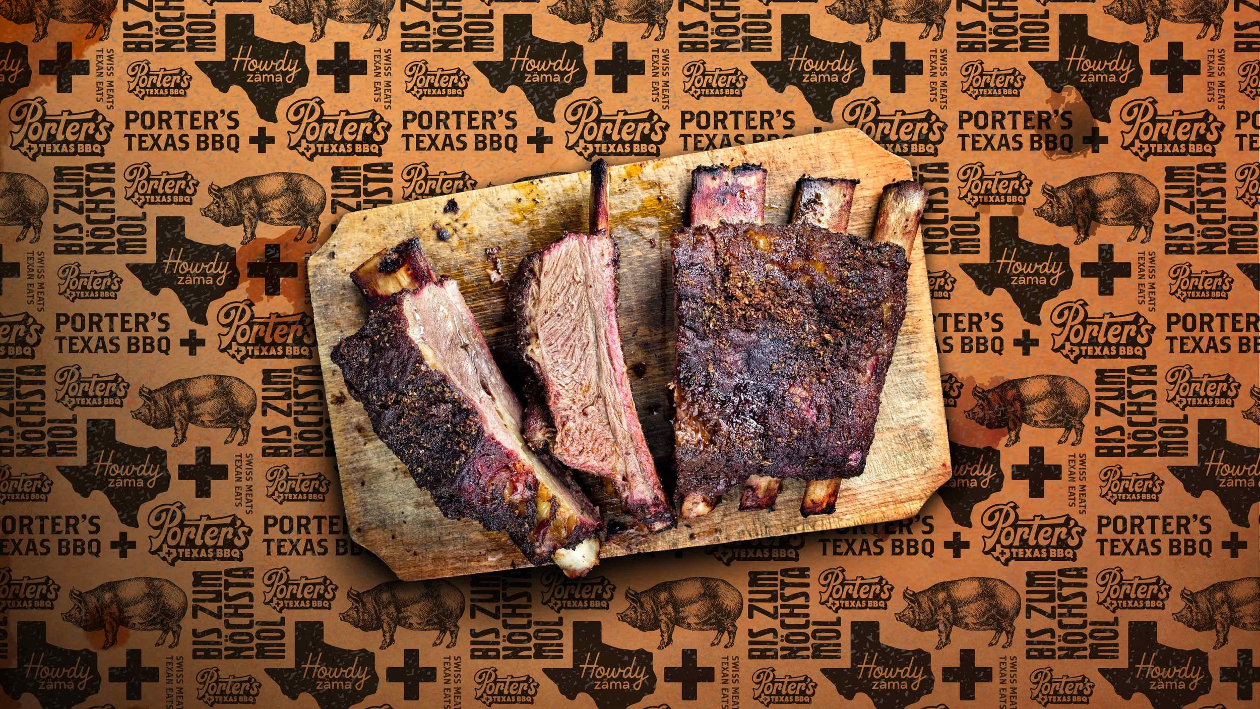 Porter's Texas BBQ Pattern Butcher Paper