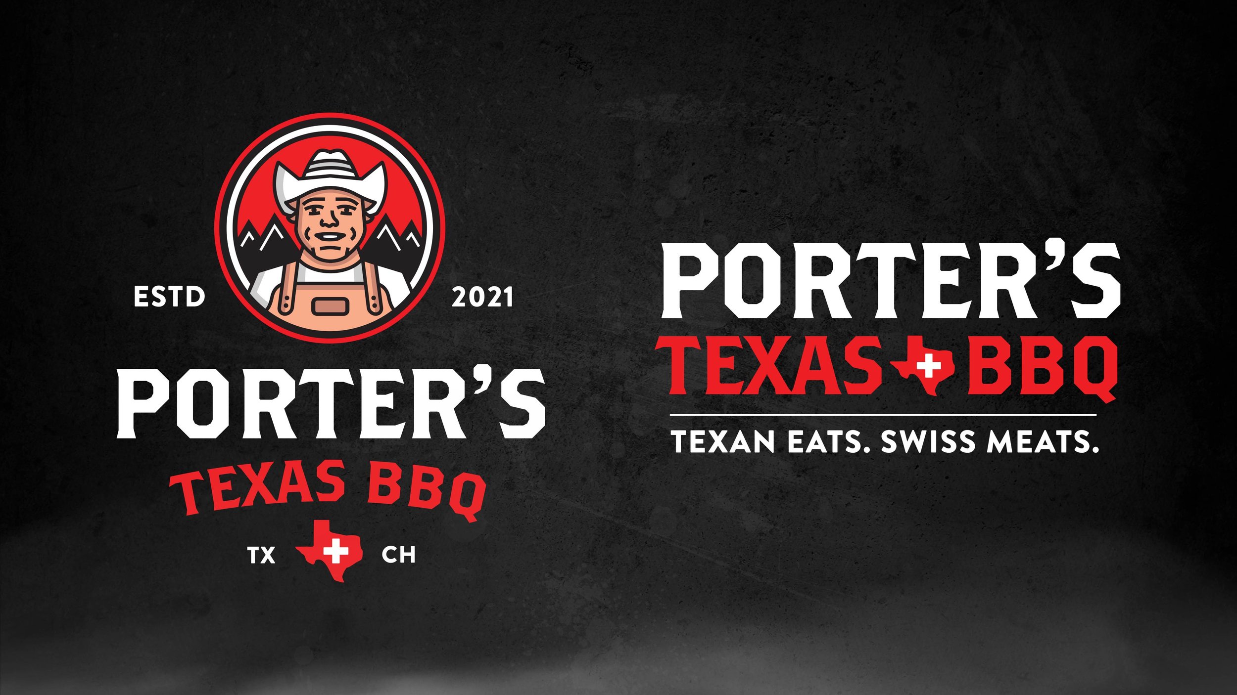 Porter's Texas BBQ Logos