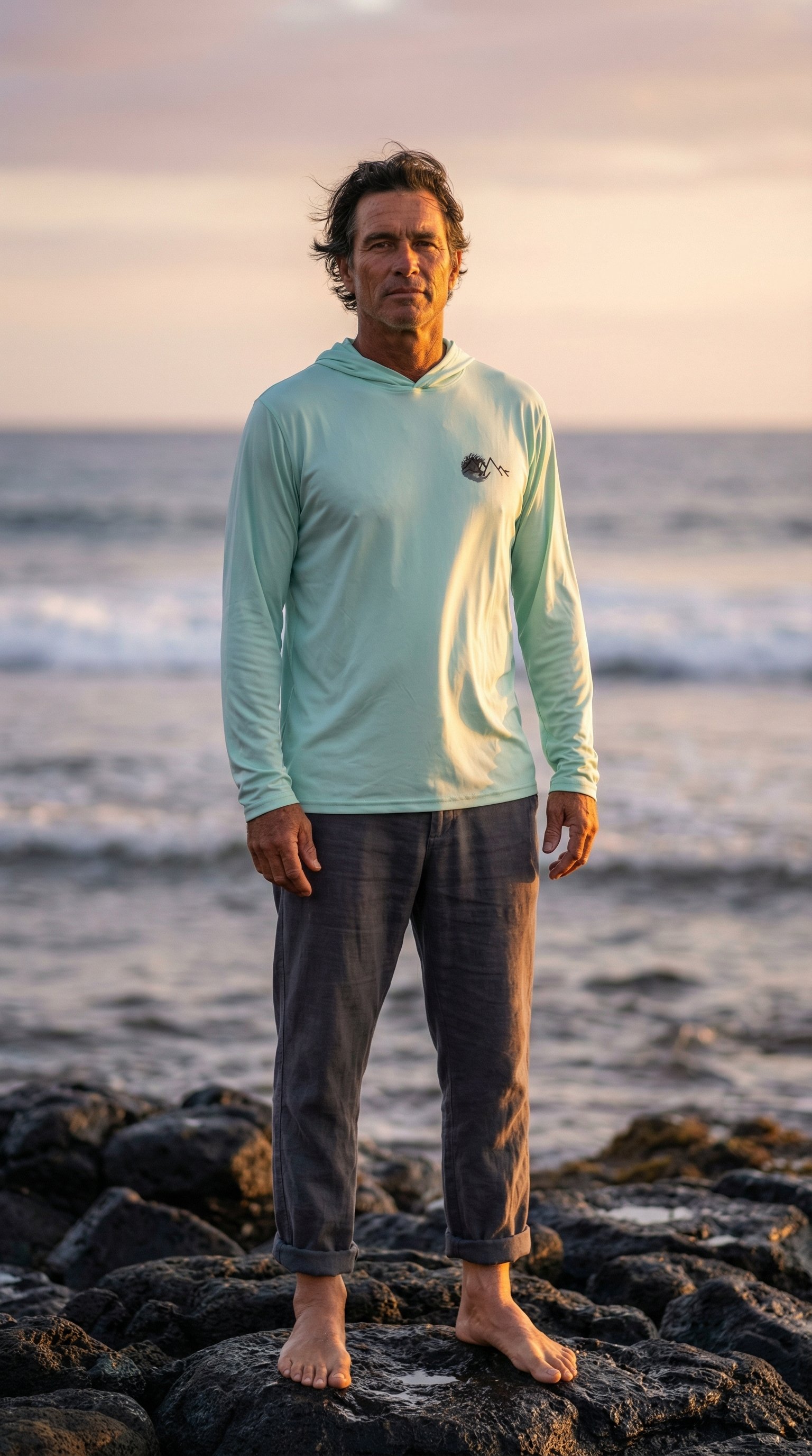 Long Sleeve Hooded UPF 50+ UV Protection