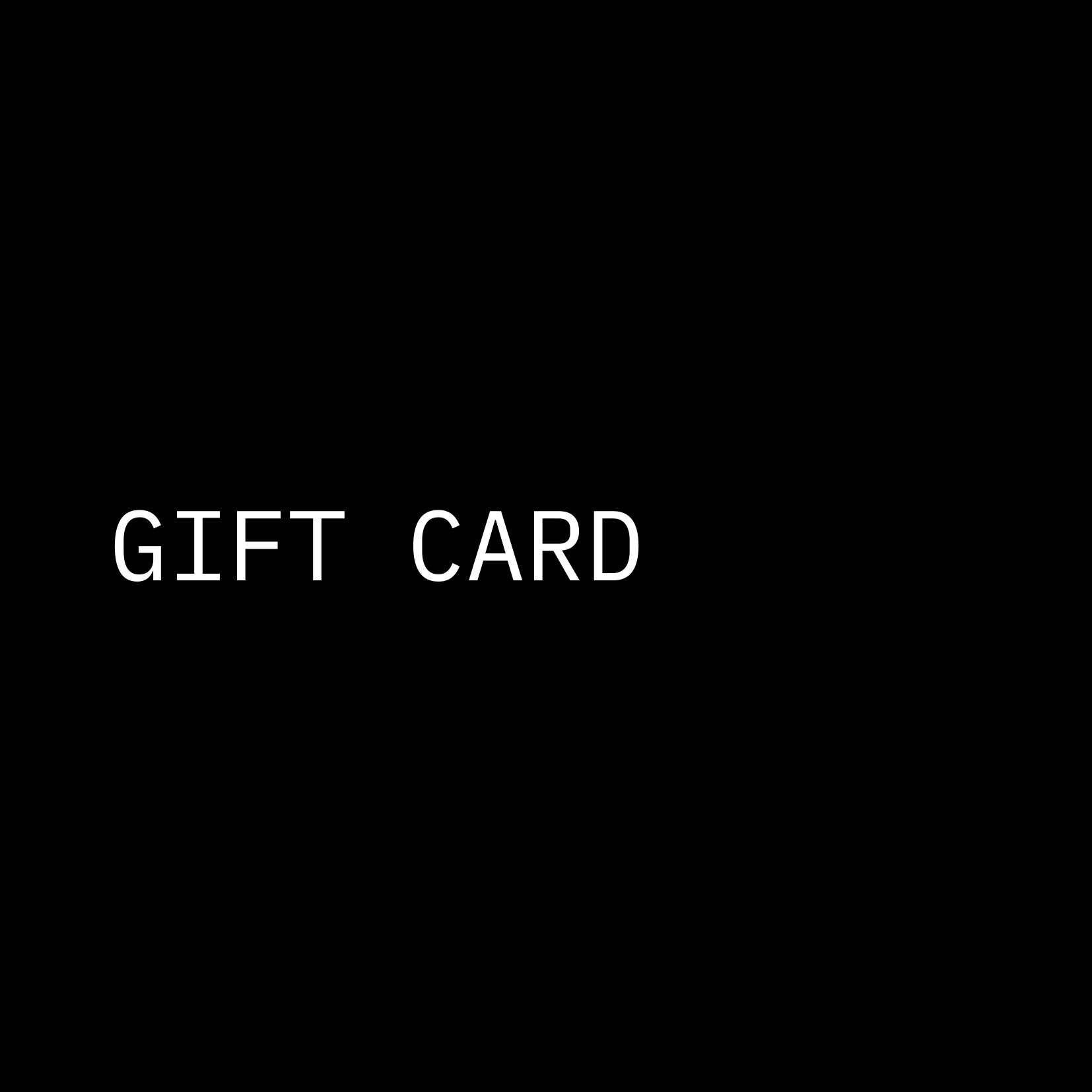 GIFT CARD