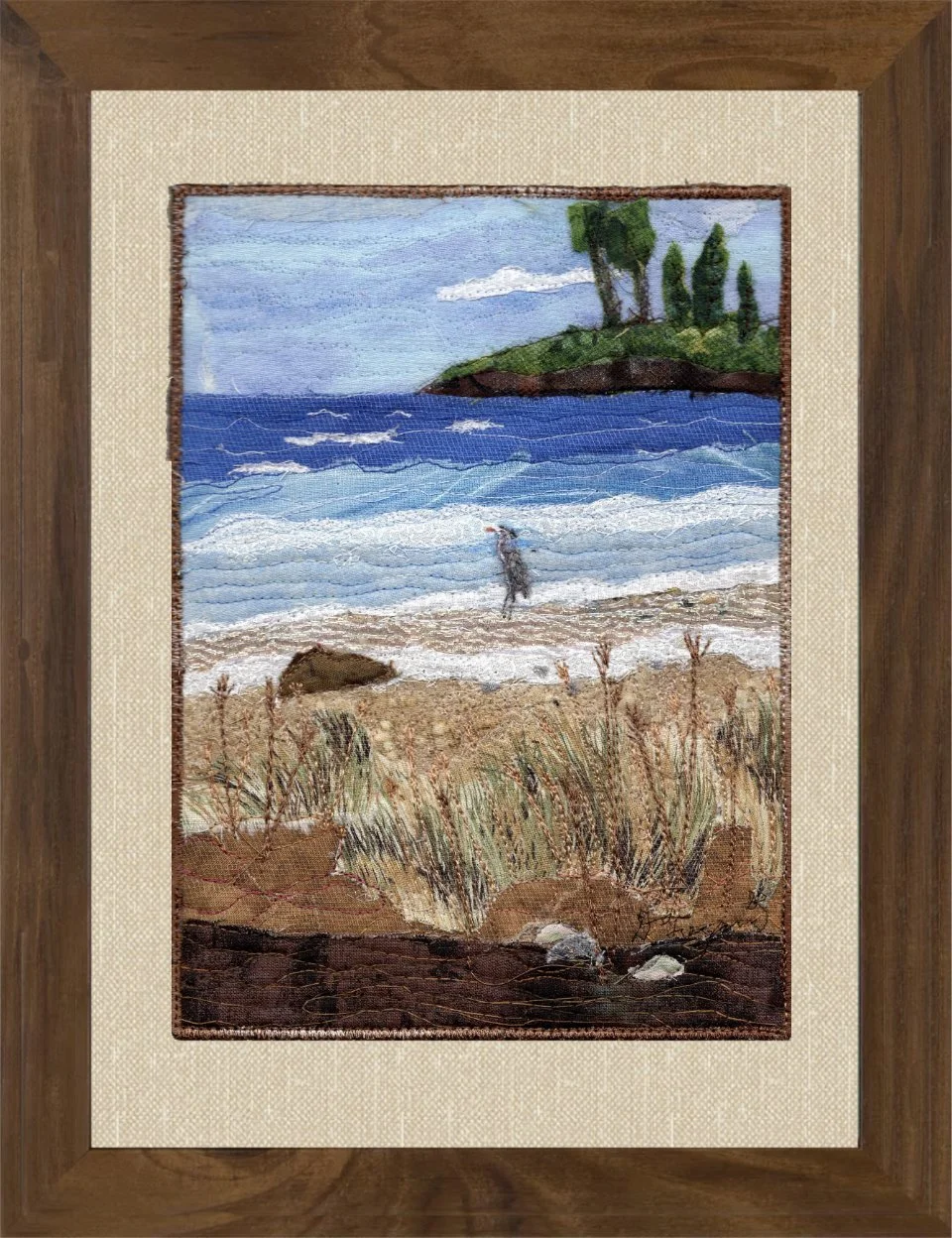 Scene030 Beach with Blue Heron
