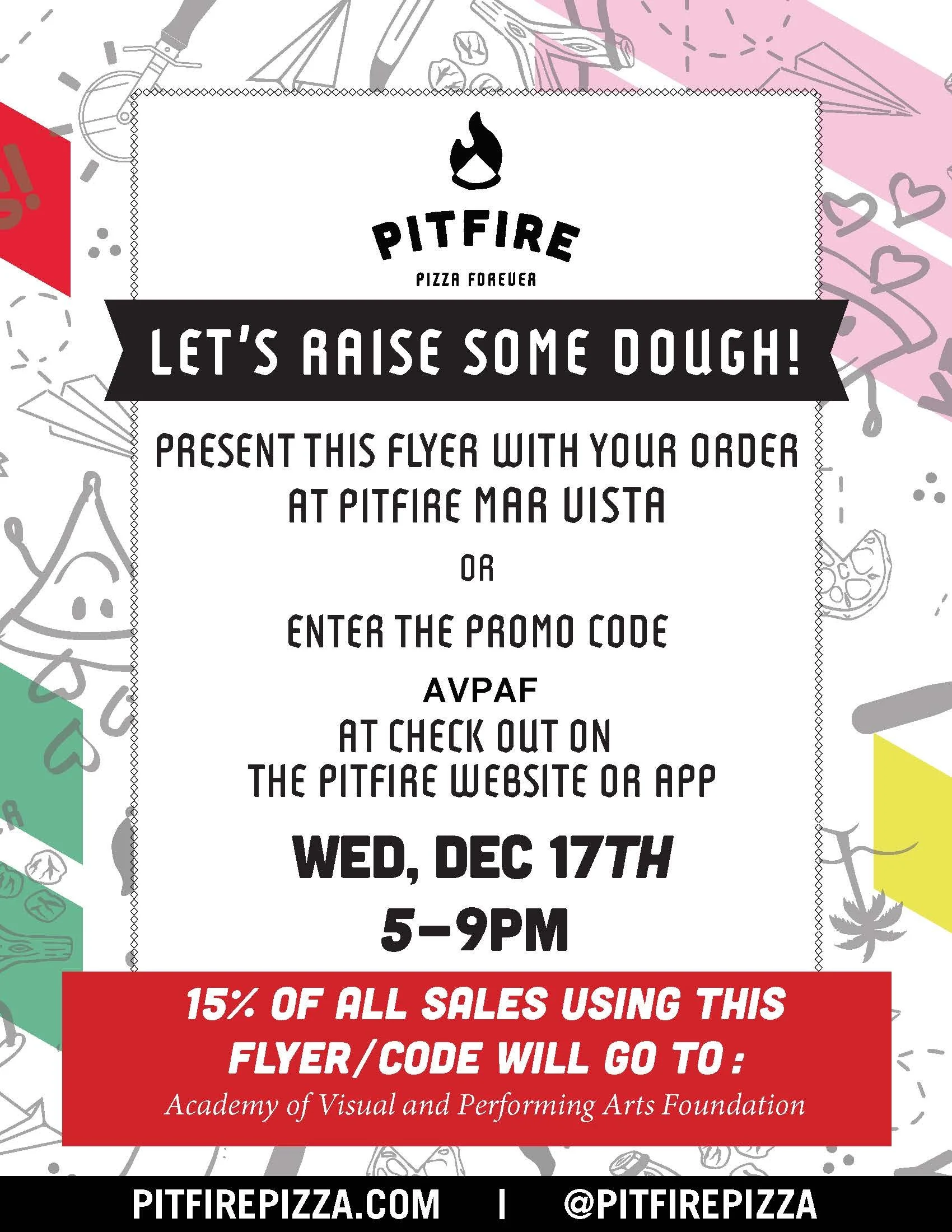 Dine Out PitFire Pizza Fundraiser