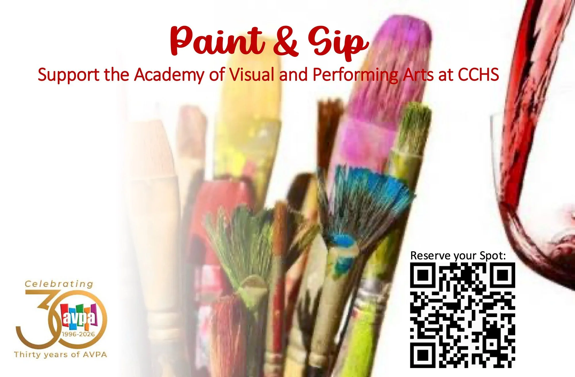 Paint &amp; Sip Fundraiser