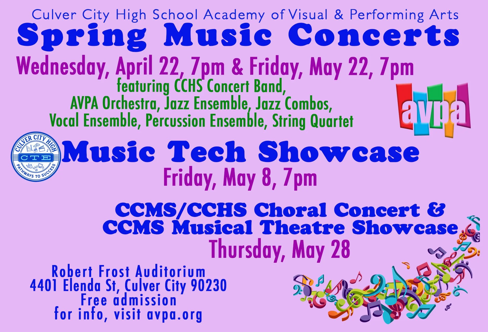 Spring Music Concerts