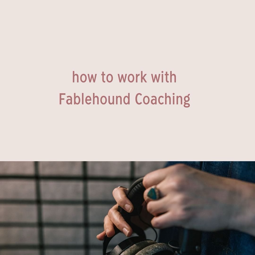 Ready to book (more) VO?

Come work with me, &amp; let&rsquo;s get to it.
&bull;&bull;&bull;
#fablehound #acting #voiceacting #creativeentrepreneur #actingcoach #fyp #explore #fablehoundcoaching #voiceoverartist