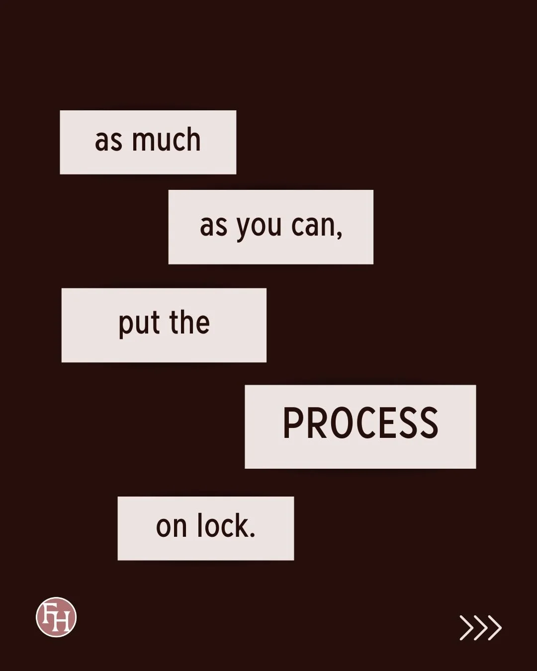 You can&rsquo;t automate results. You just can&rsquo;t. There are no guarantees. 🙃

BUT&hellip;you can automate the processes around the results you want. 

And by refining &amp; RELENTLESSLY sticking to &lsquo;em? You can make some pretty great pro