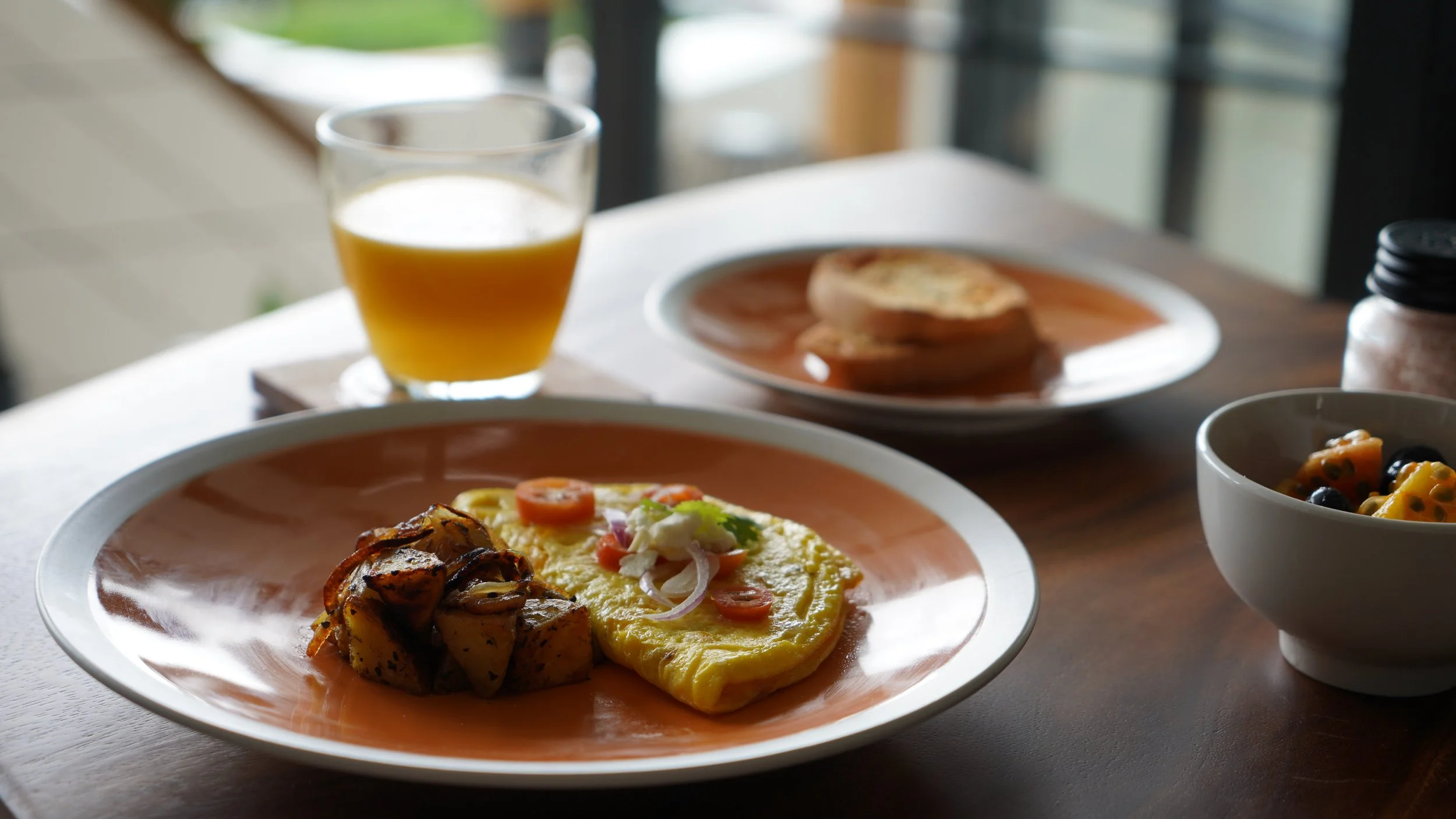 Omelet at The Serene House