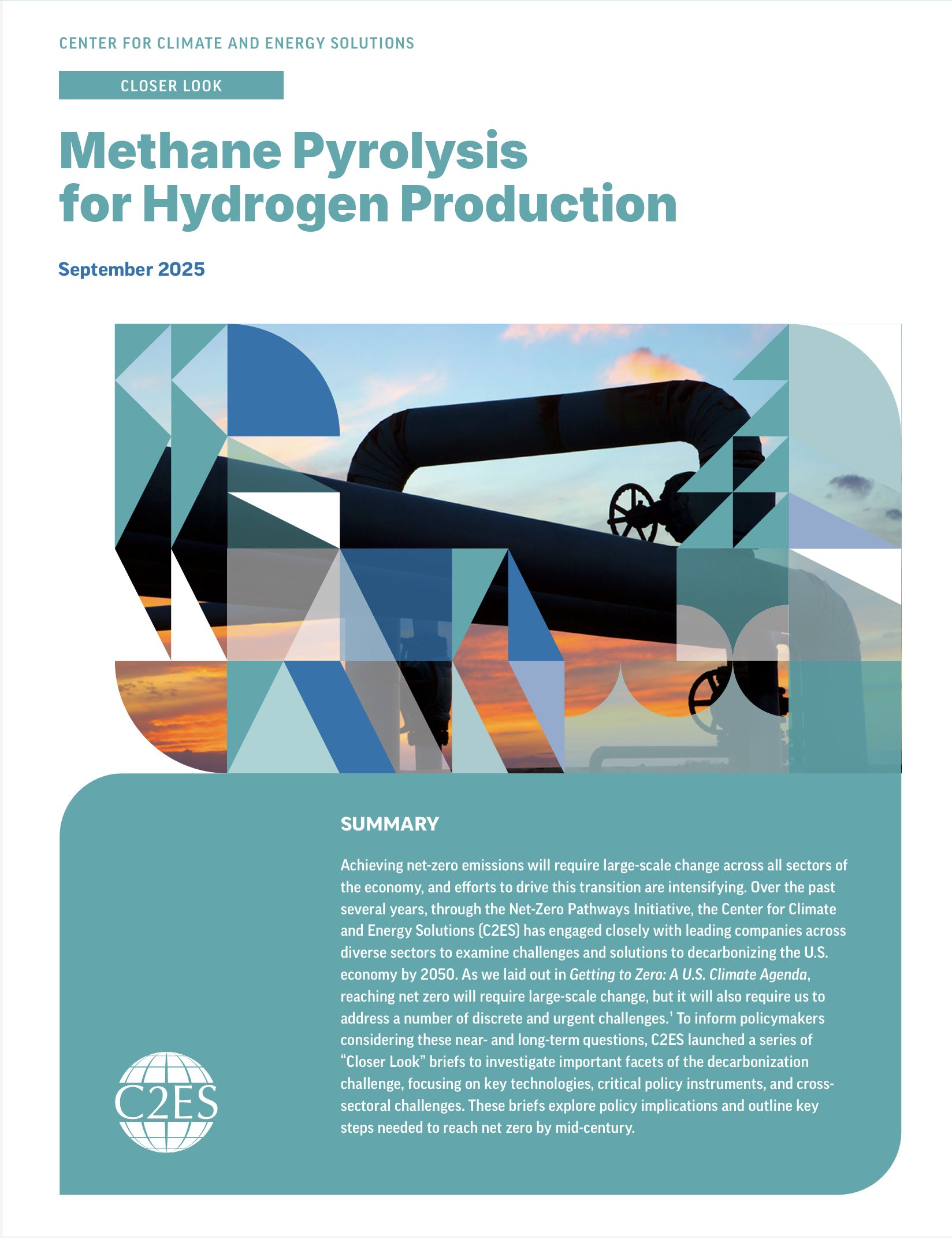 Methane Pyrolysis for hydrogen production