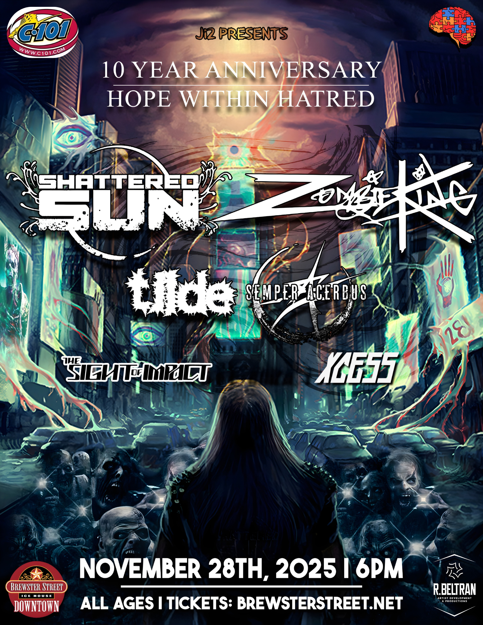 Shattered Sun and ZombieKing at Brewster Street