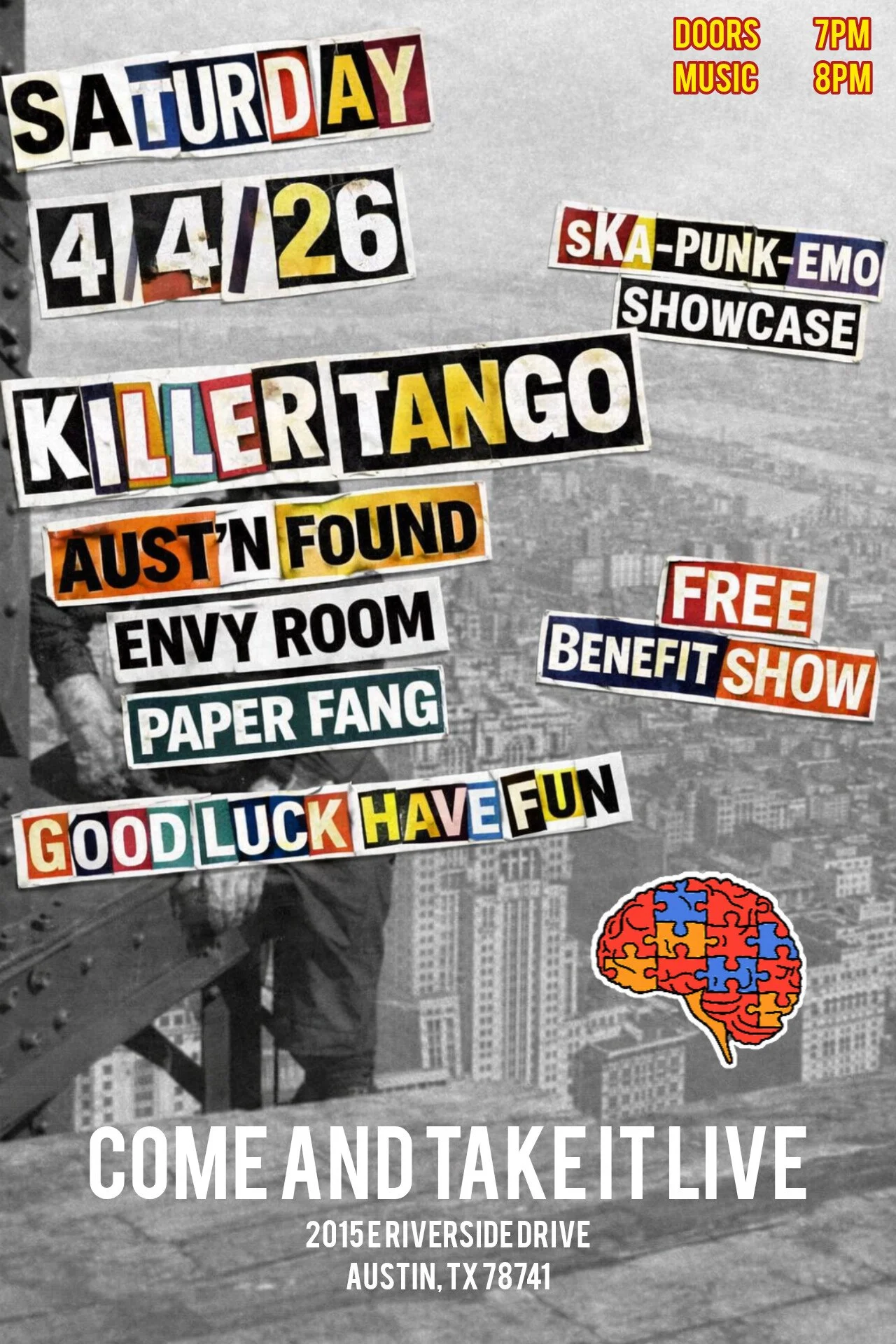 FREE Show at Come and Take It Live!