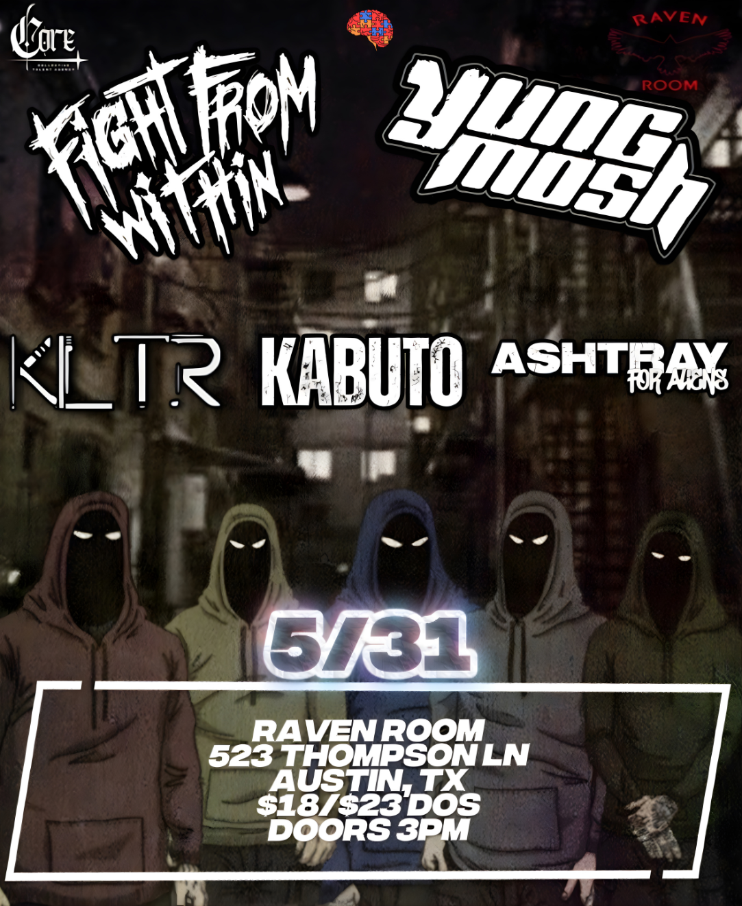 Fight From within and Yung Mo$h At The Raven Room