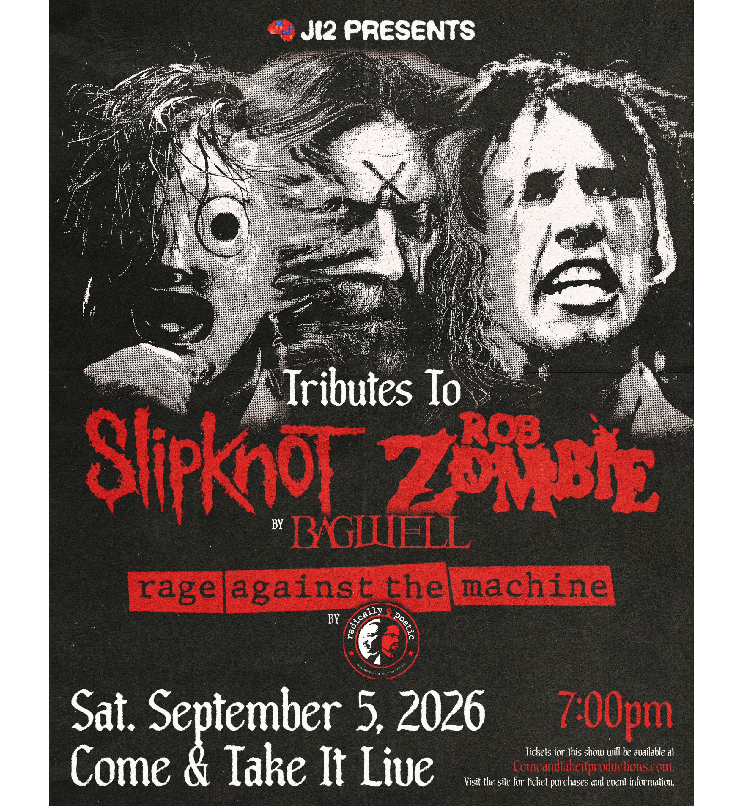Slipknot, Rob Zombie, and RATM Tribute