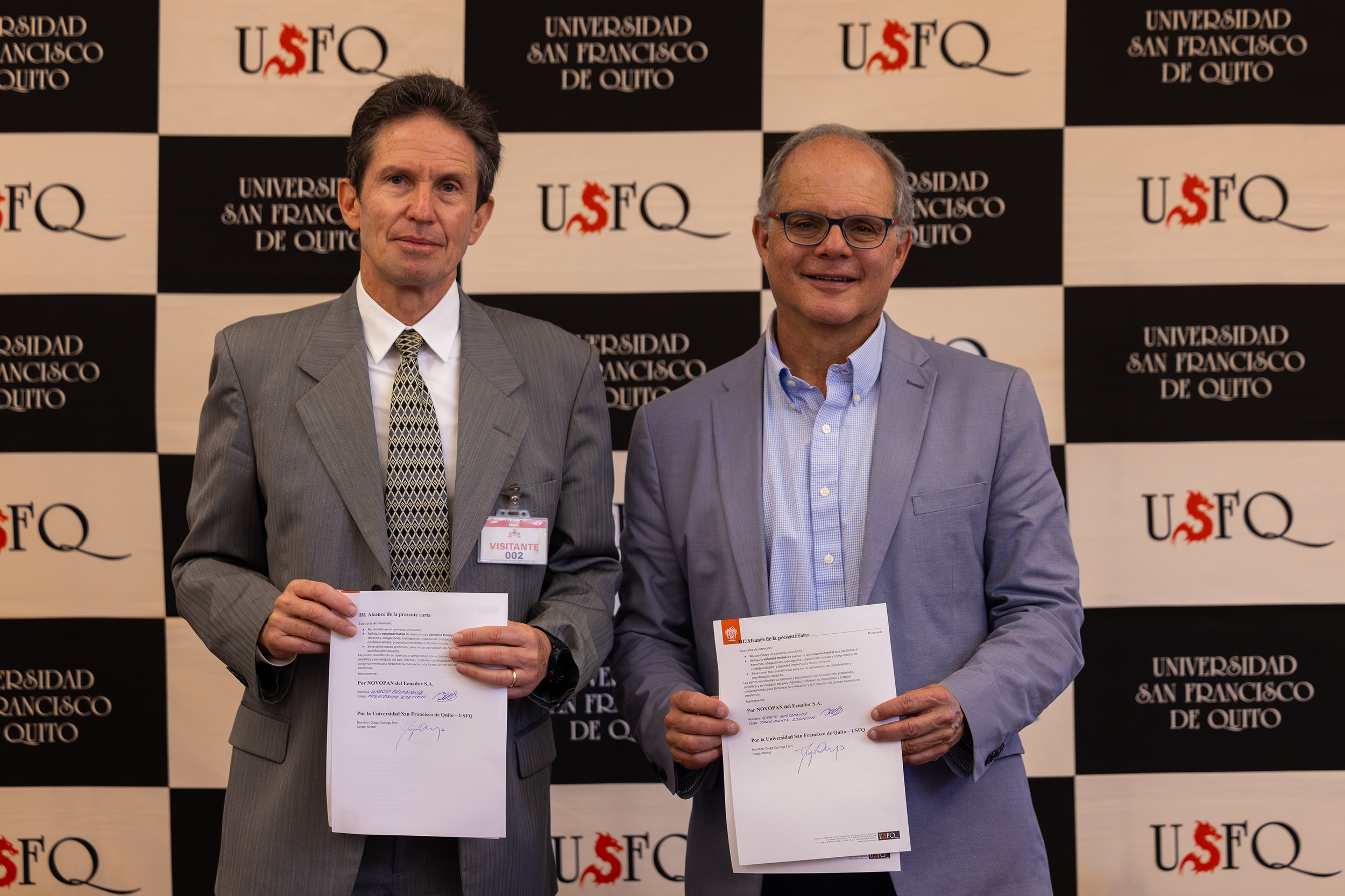 Novopan y la Universidad San Francisco de Quito firman una alianza estratégica para impulsar la colaboración entre industria y academia