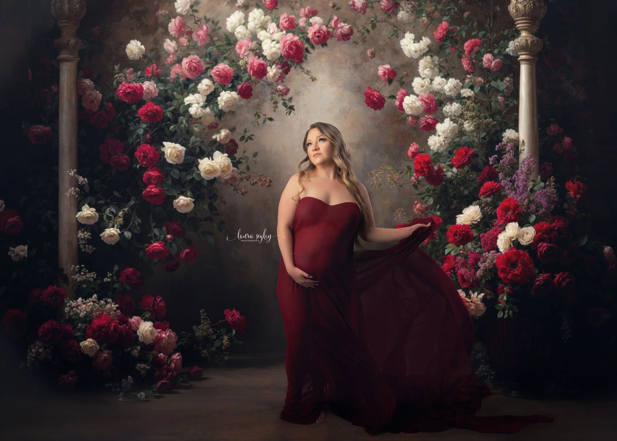 If you're standing in front of the mirror, worrying over every new curve and change....

Remember, your body is not just yours anymore. It's a sanctuary.

A safe, warm place where tiny fingers and toes are growing. 

Be gentle with yourself. You are 