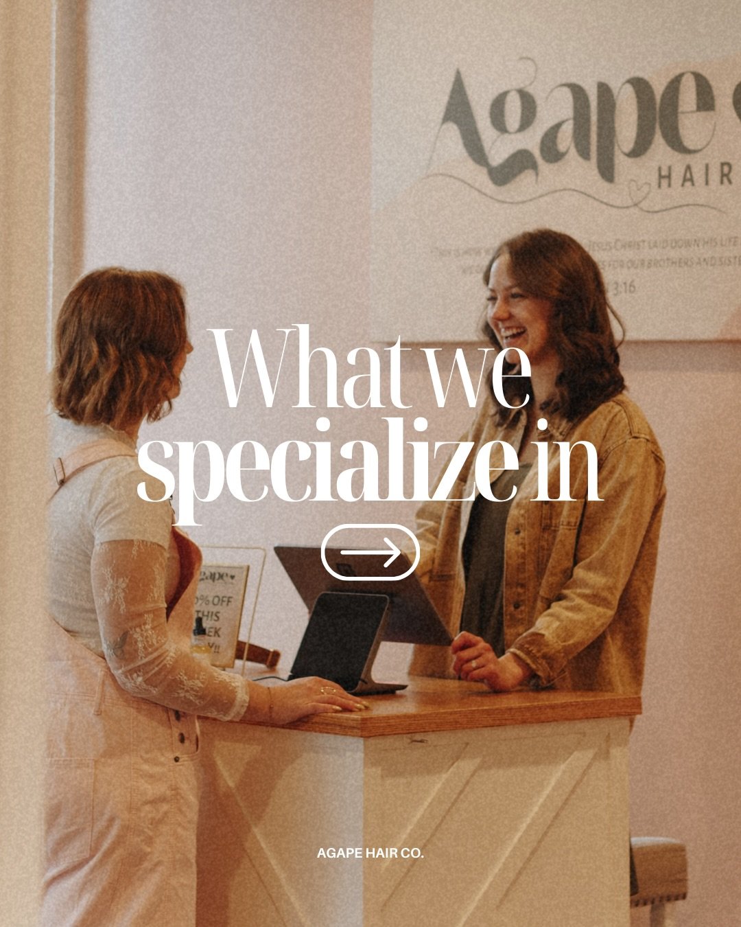 Not sure what to book? We&rsquo;ve got you 🤍

At Agape Hair Co. we specialize in helping you feel confident, refreshed, and taken care of from the moment you walk in our door to long after your appointment. 

✨ Facials 
✨ Brow &amp; Lashes
✨ Sugar W