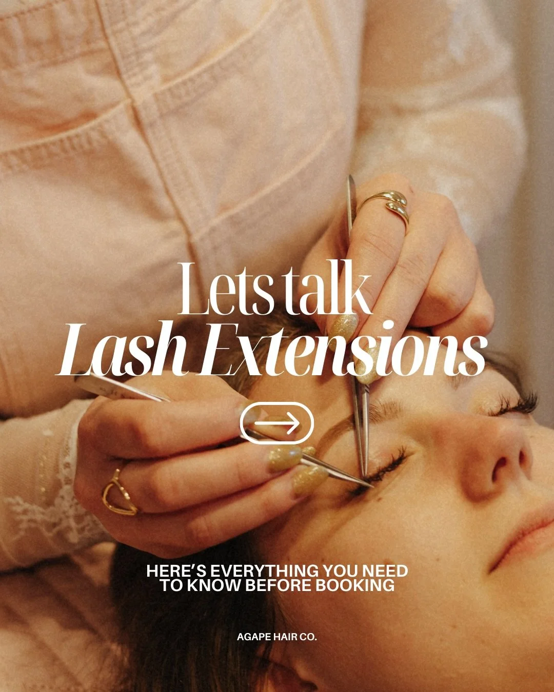 Ever thought about getting eyelash extensions? 👀 Here&rsquo;s everything you need to know before booking your first lash appointment 👇

✨ What are lash extensions? Lash extensions are individual lashes applied one-by-one to your natural lashes to a