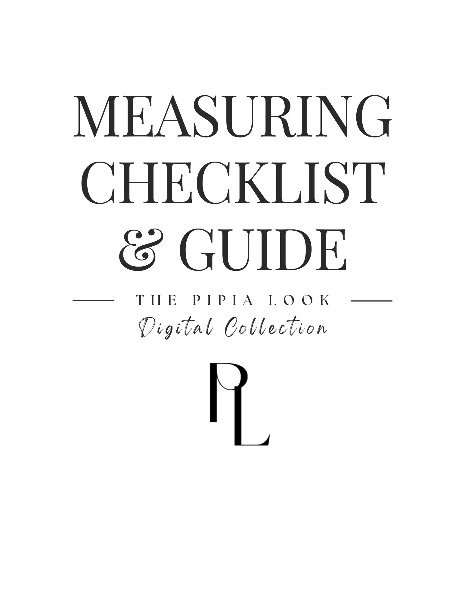 Measuring Checklist and Guide