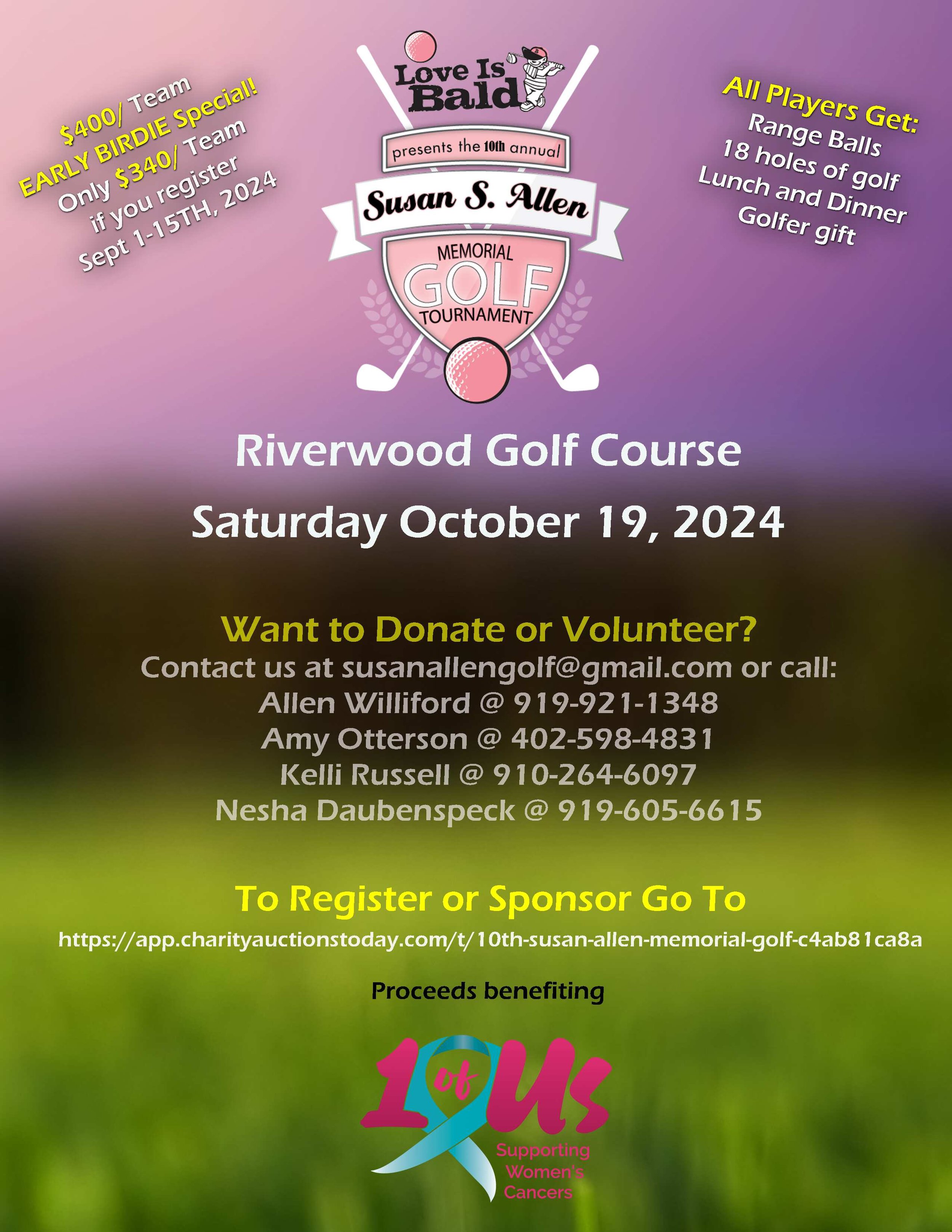 10th Annual Susan S. Allen Memorial Golf Tournament