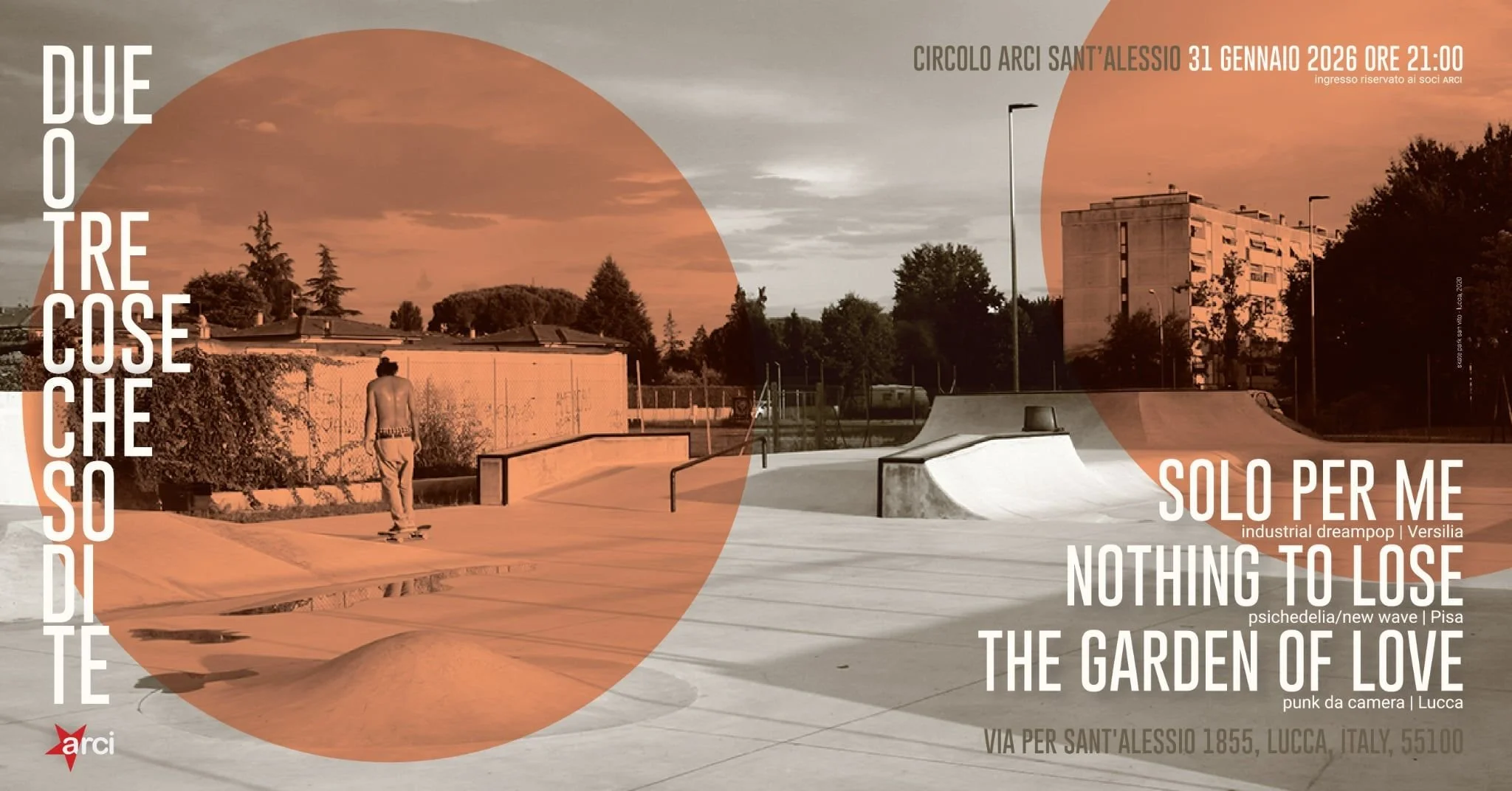 Due o Tre Cose che So Di Te -Live Music